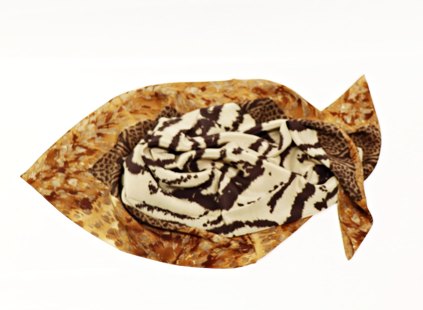 Silk Scarf Animal Print Mix