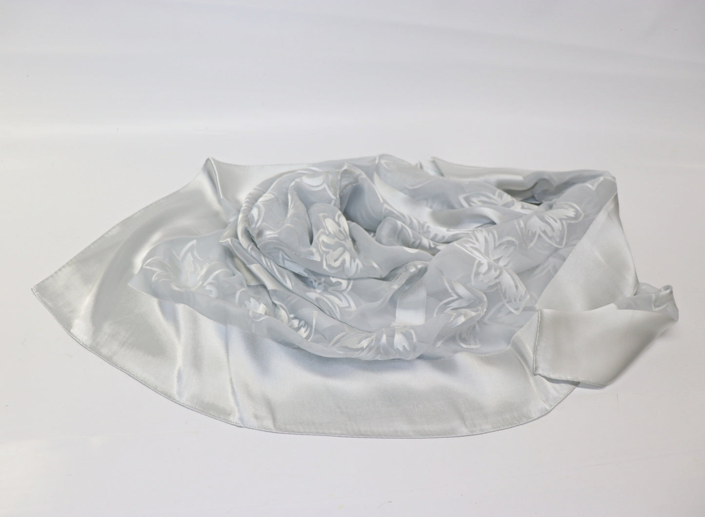 Silk scarf burnout