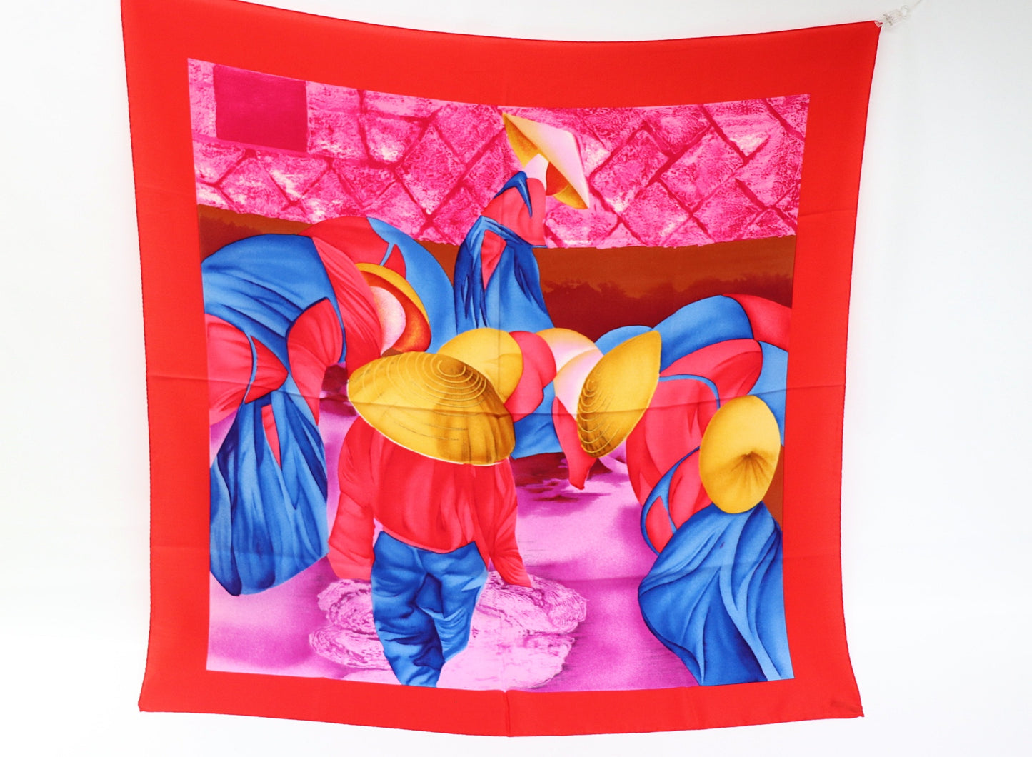 Silk scarf Longji