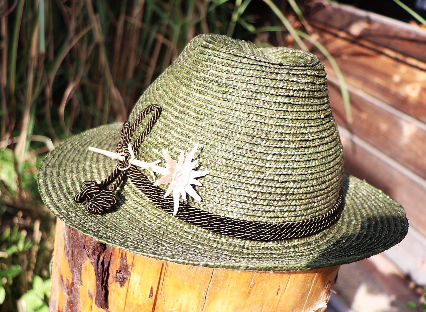 Edelweiss hand carved