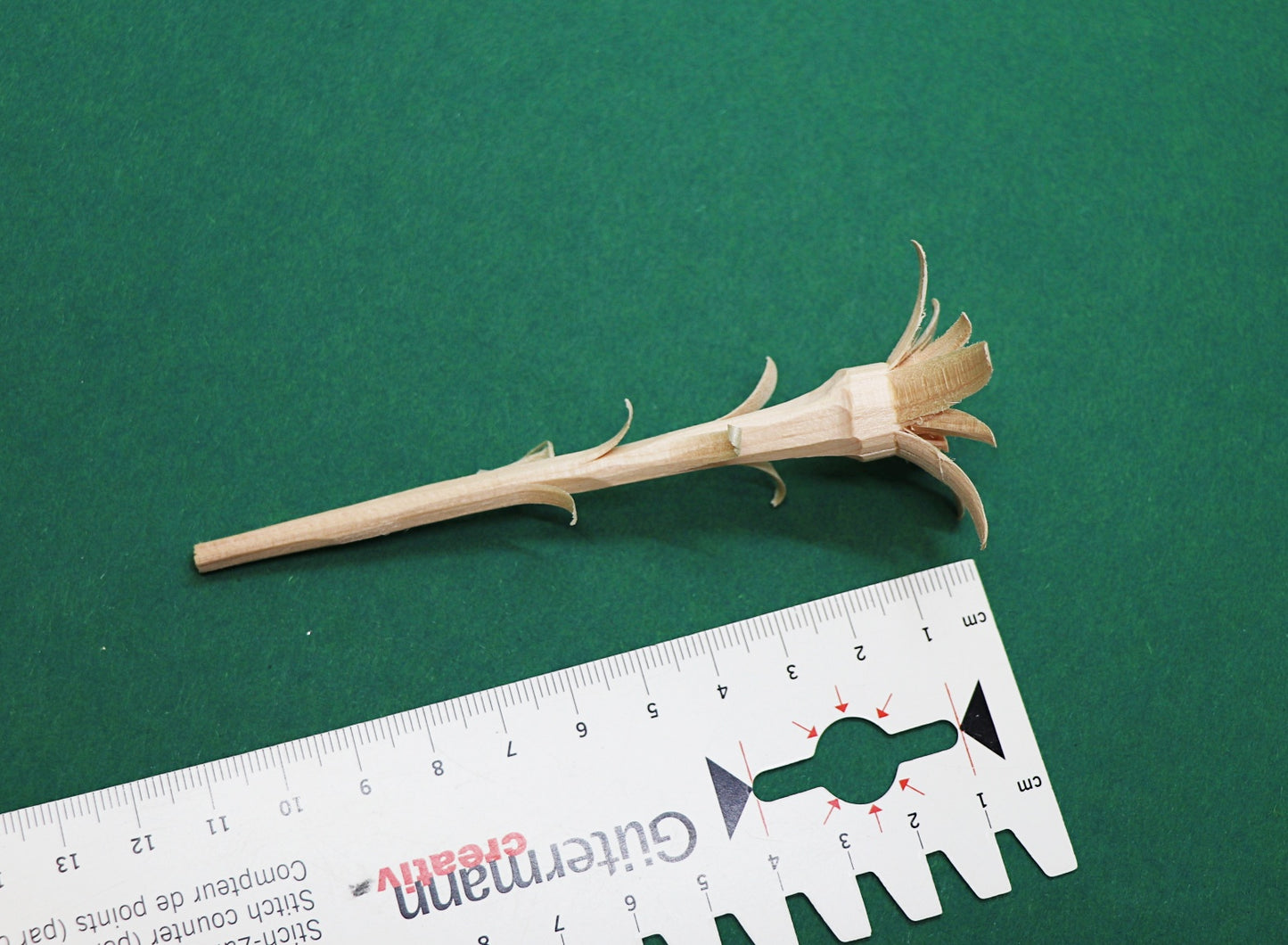 Edelweiss hand carved