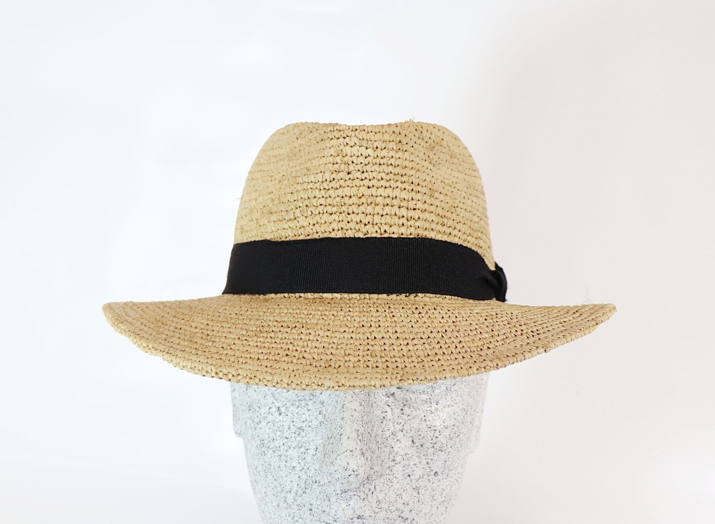 Crochet straw hat Raffia