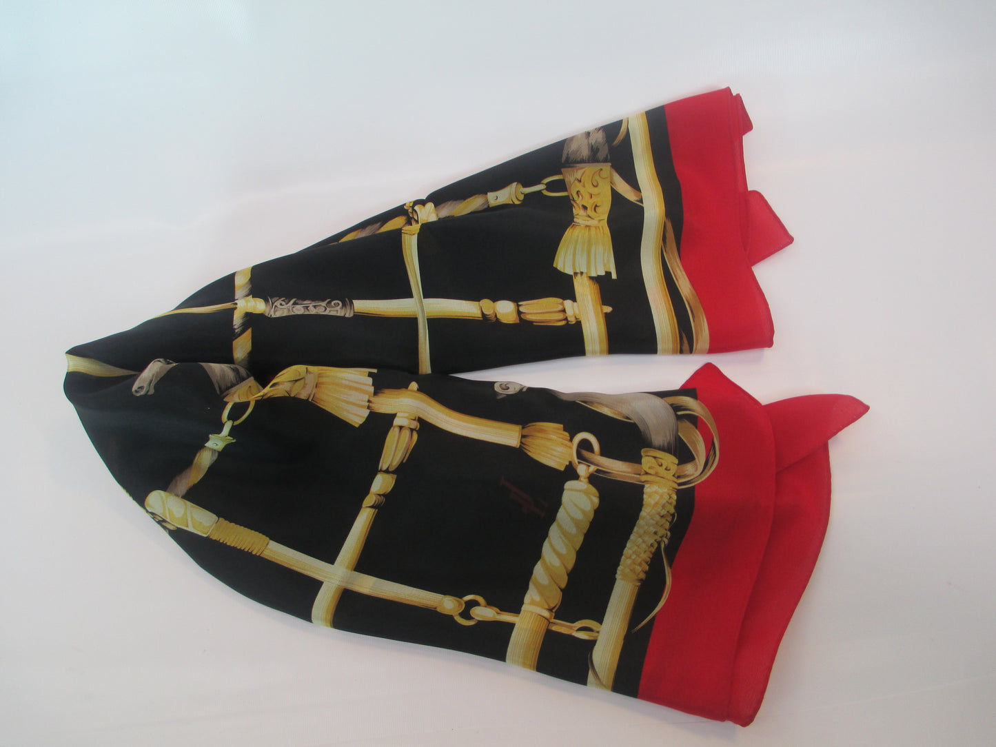 Silk scarf equestrian style
