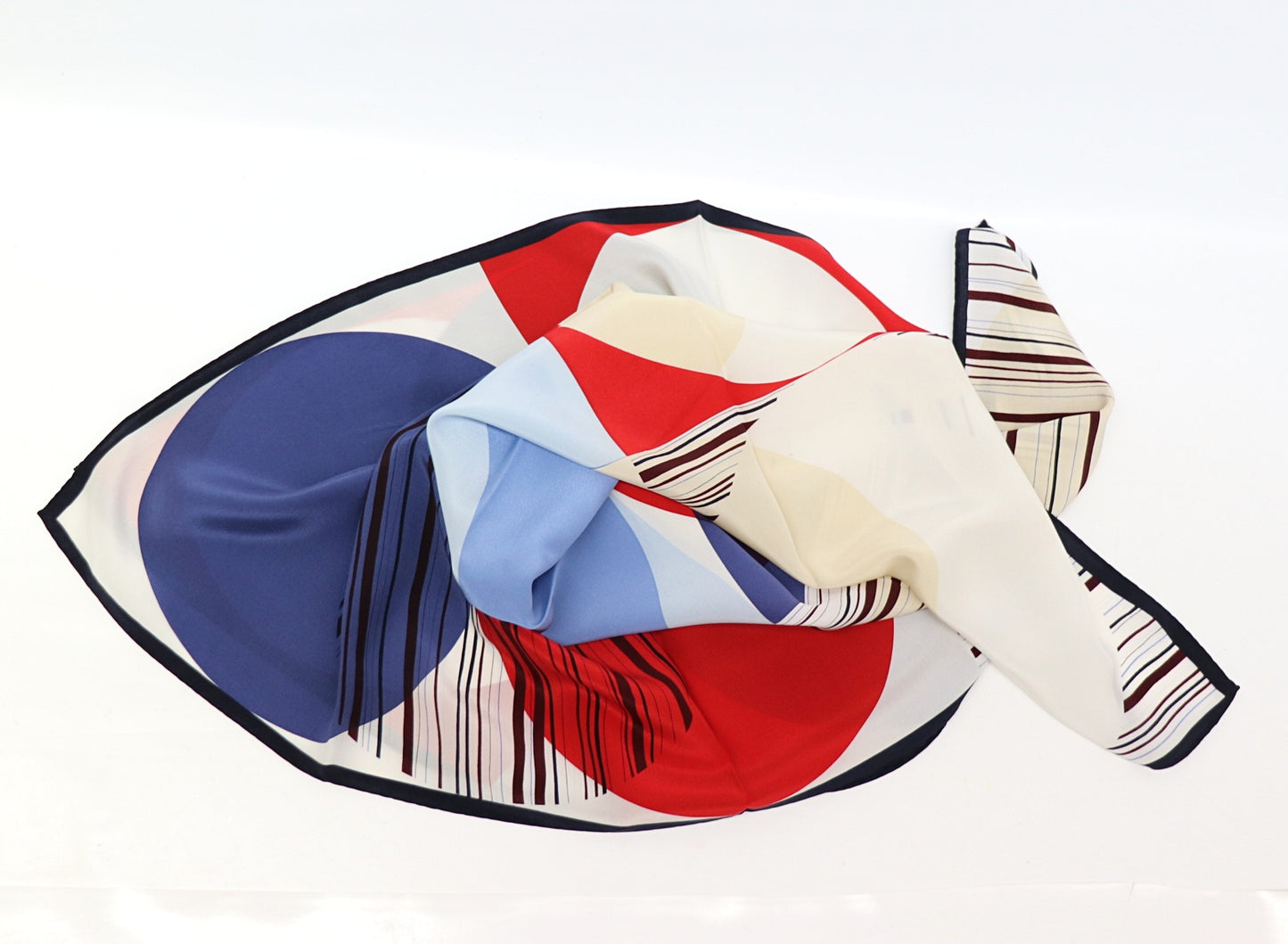 Silk scarf circles