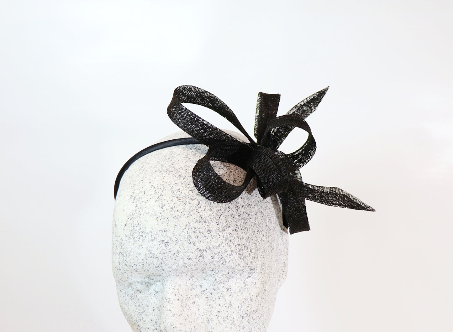 Mia - schwarzer Fascinator