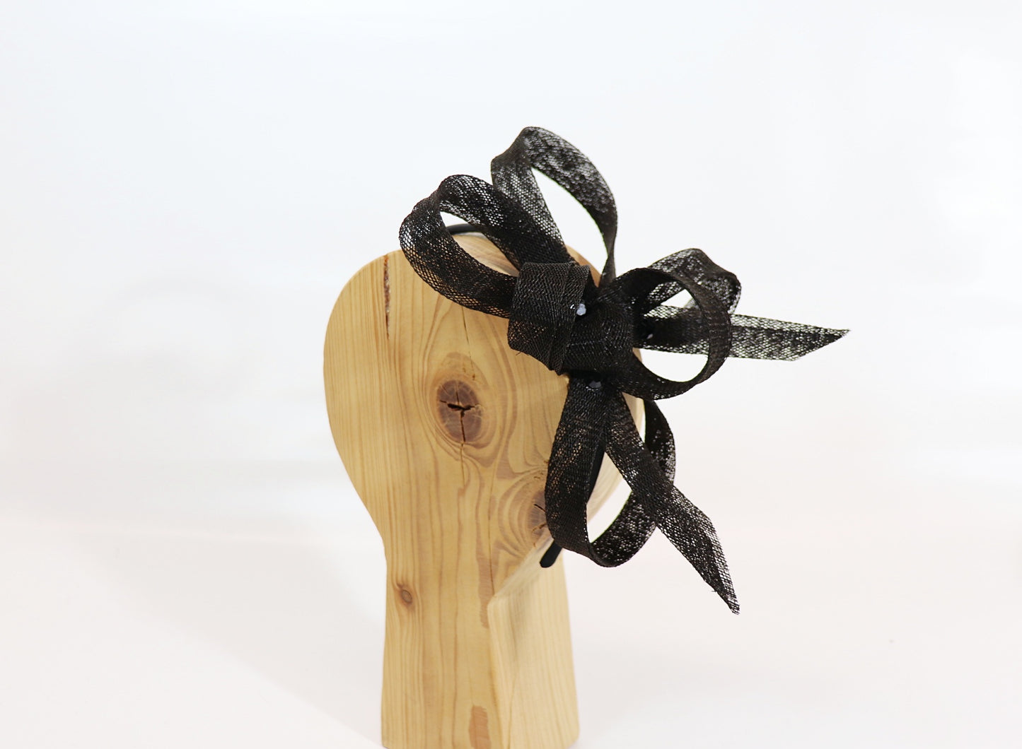 Mia - schwarzer Fascinator