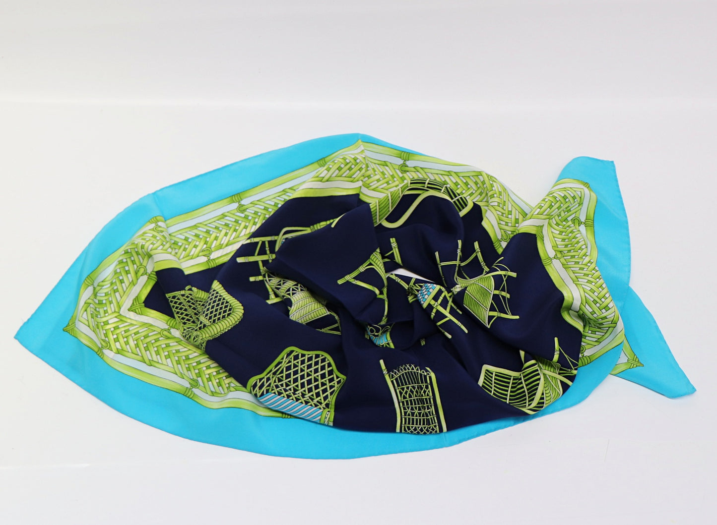 Silk scarf rattan