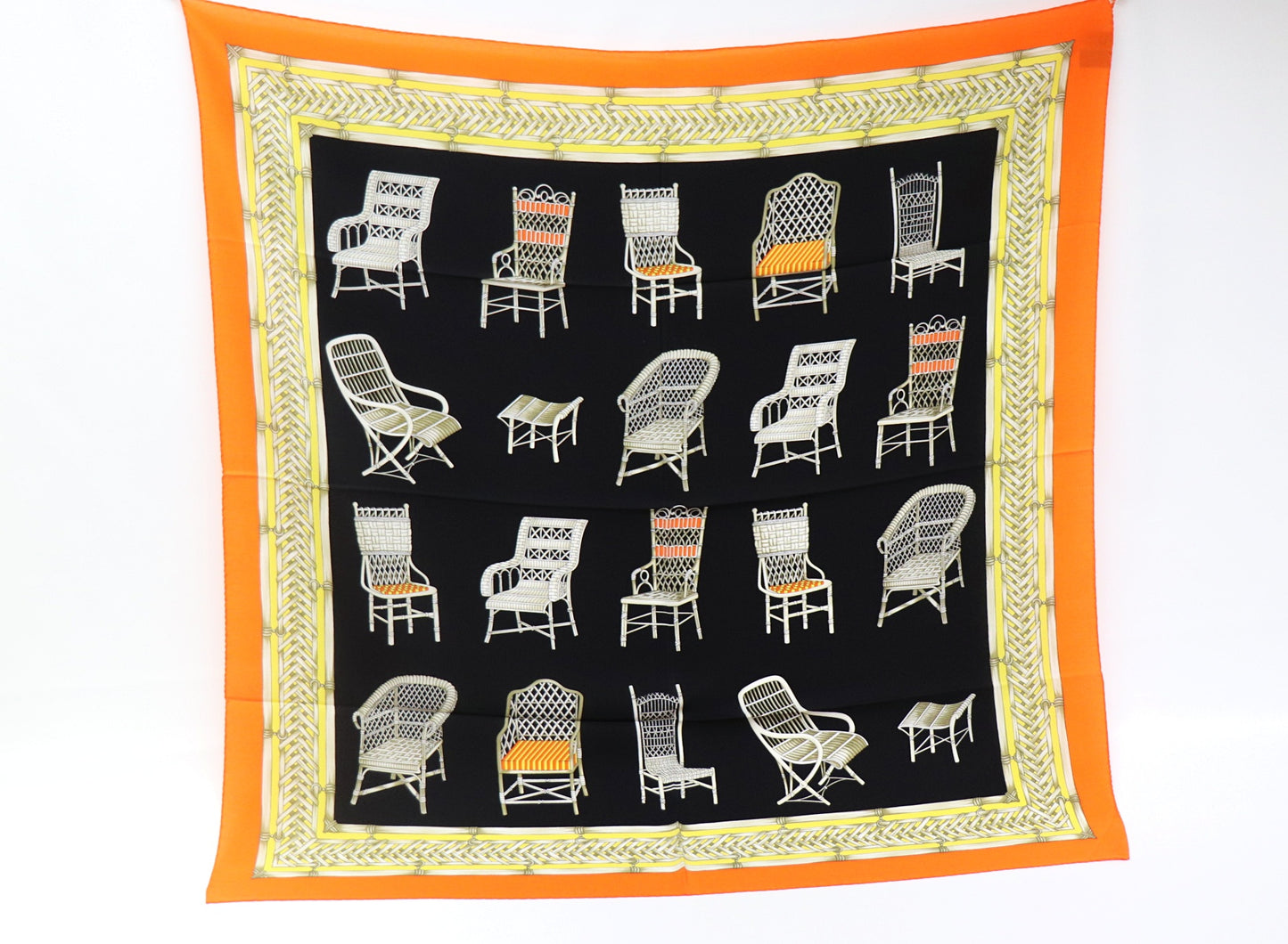 Silk scarf rattan