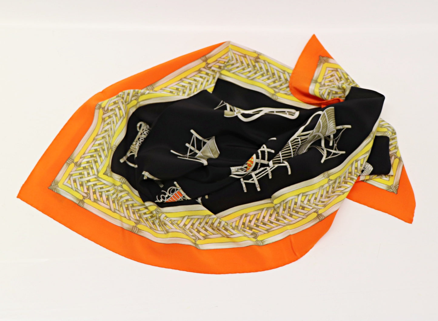 Silk scarf rattan