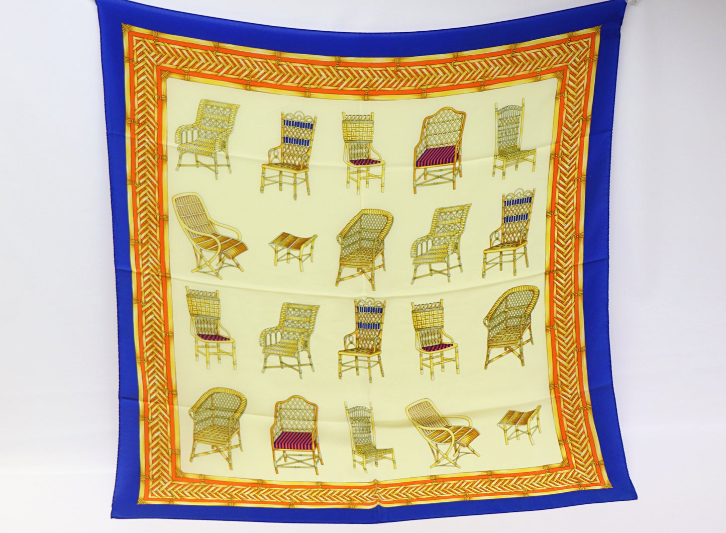 Silk scarf rattan