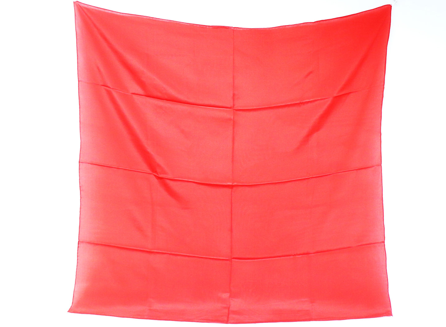 Silk scarf plain Crepe de Chine