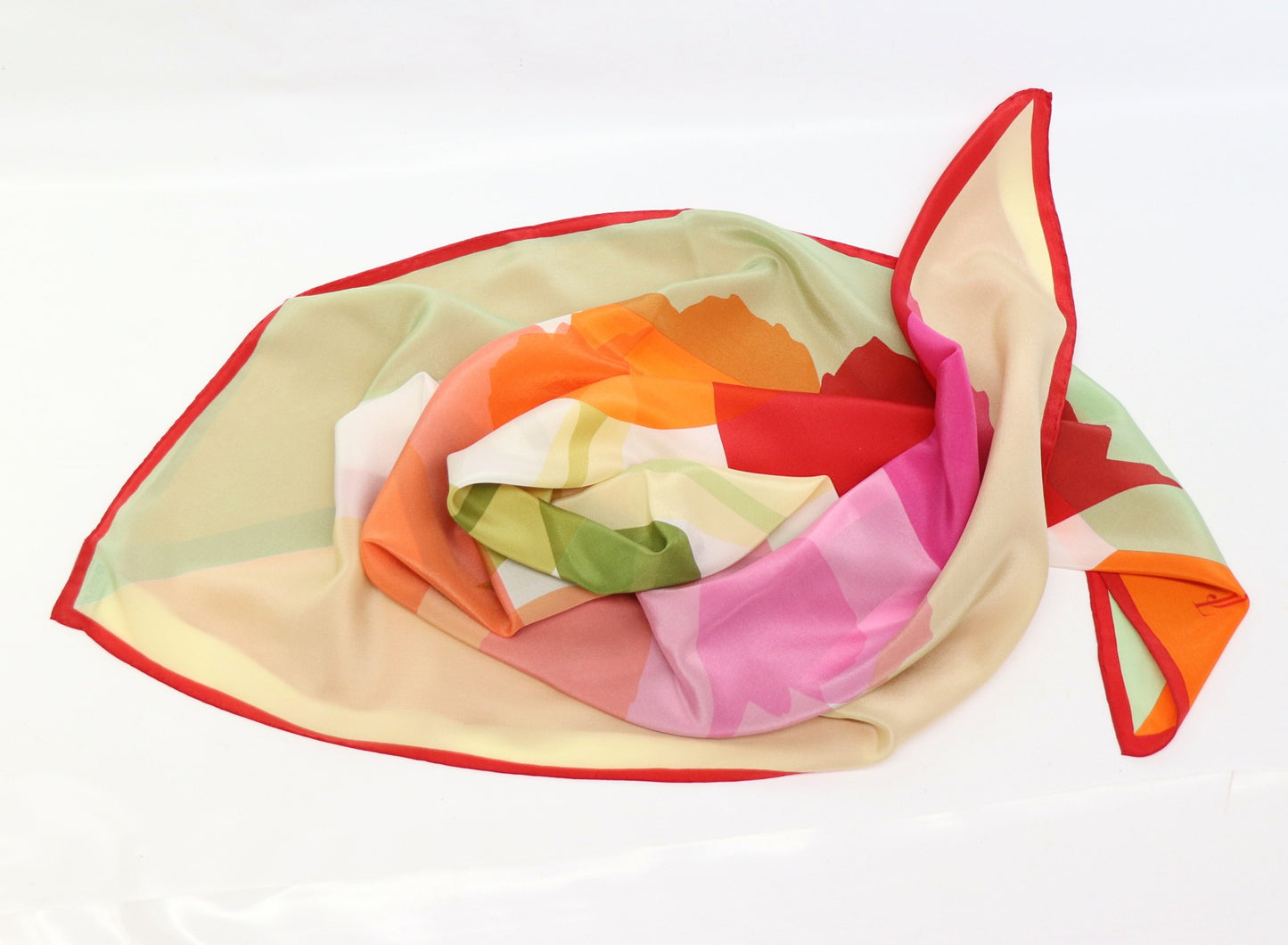 Silk scarf tulip bouquet