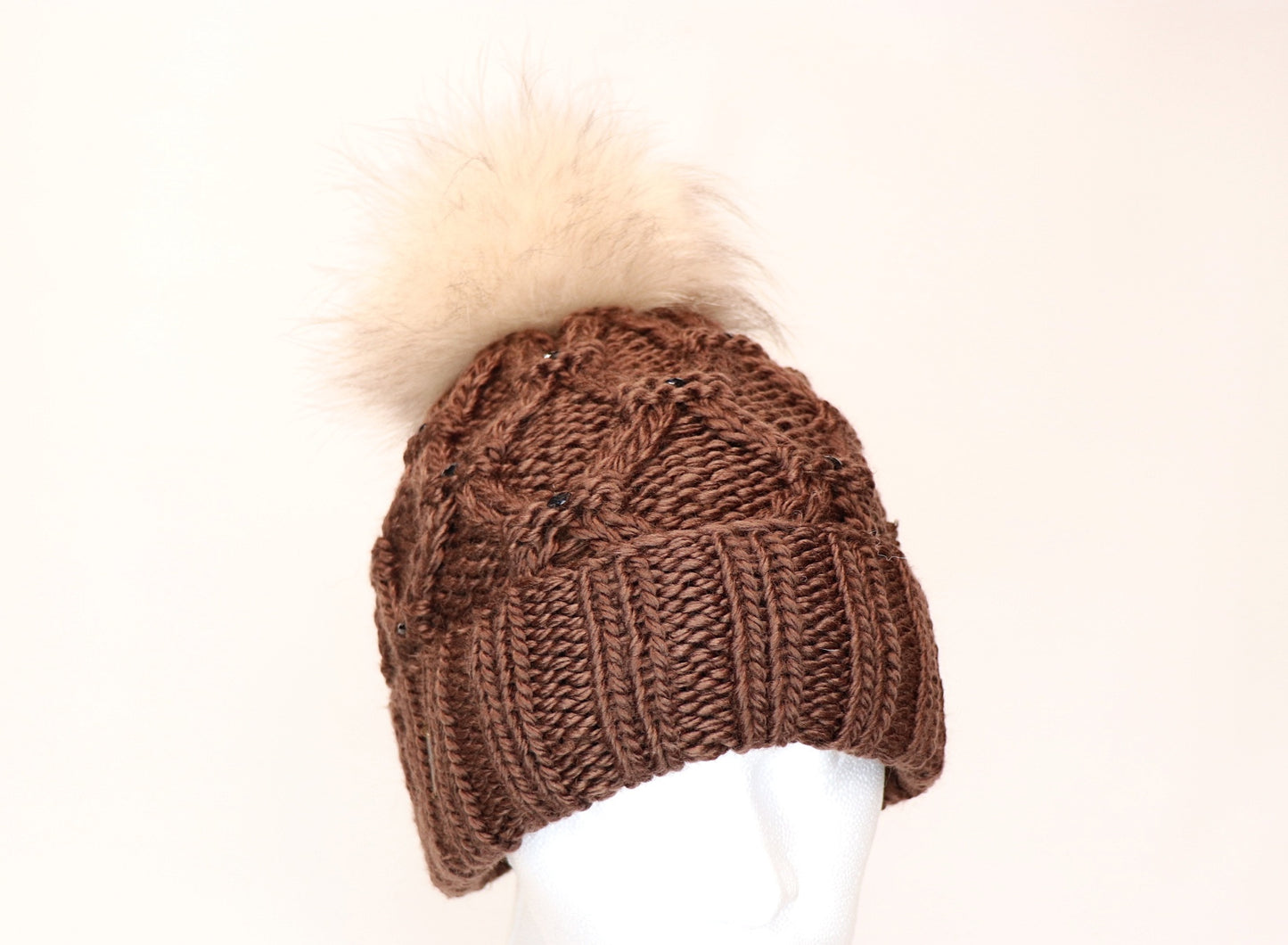 Wool beanie Diamonds