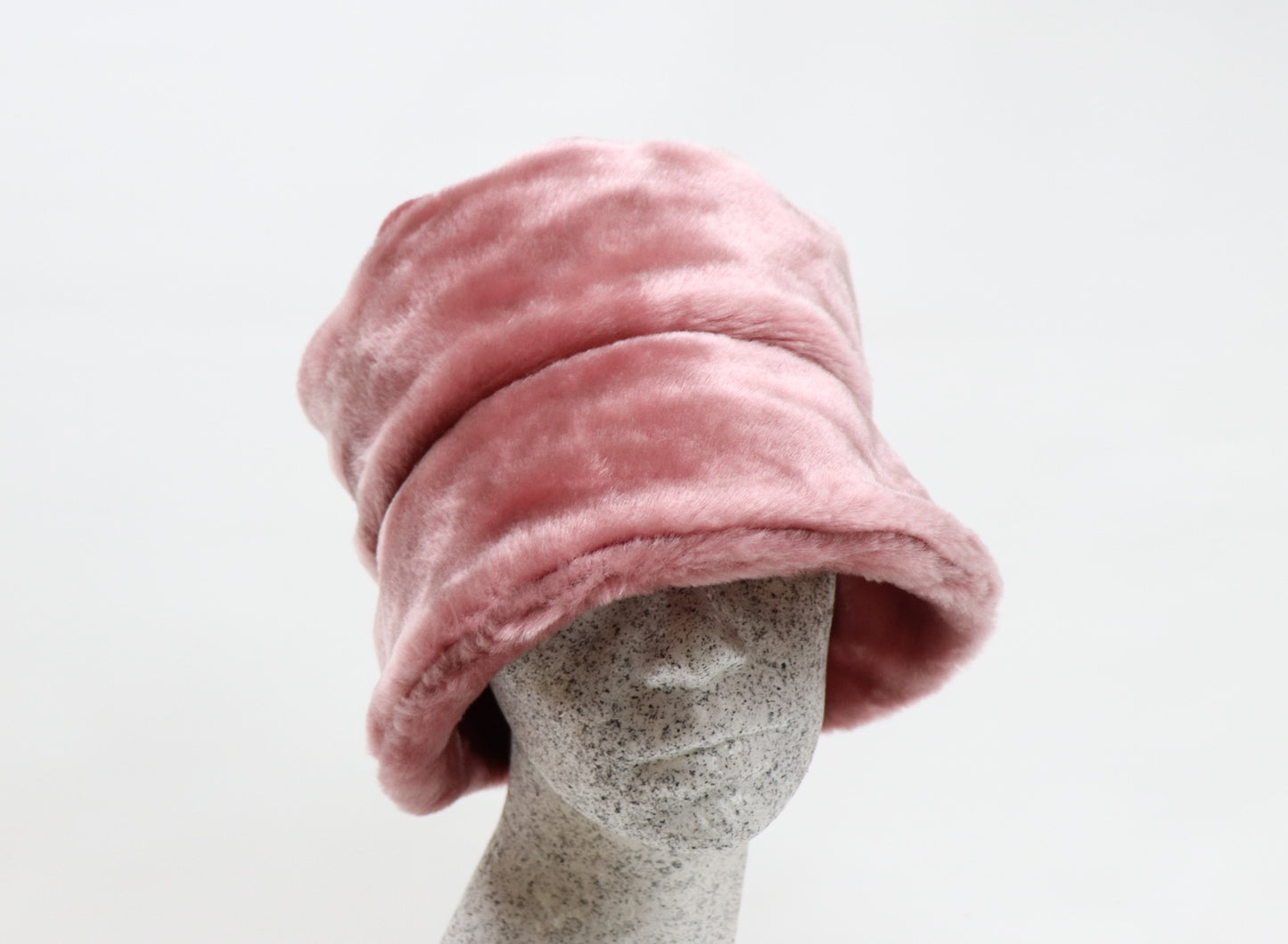 Webpelzhut altrosa - Hutmanufaktur Hanni-Modelle