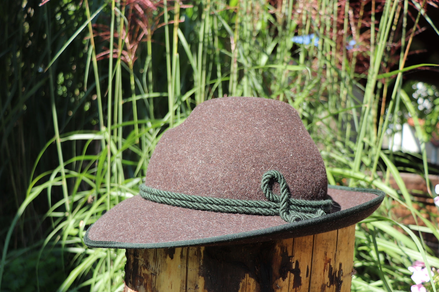 Traditional hat Werdenfelser mottled brown