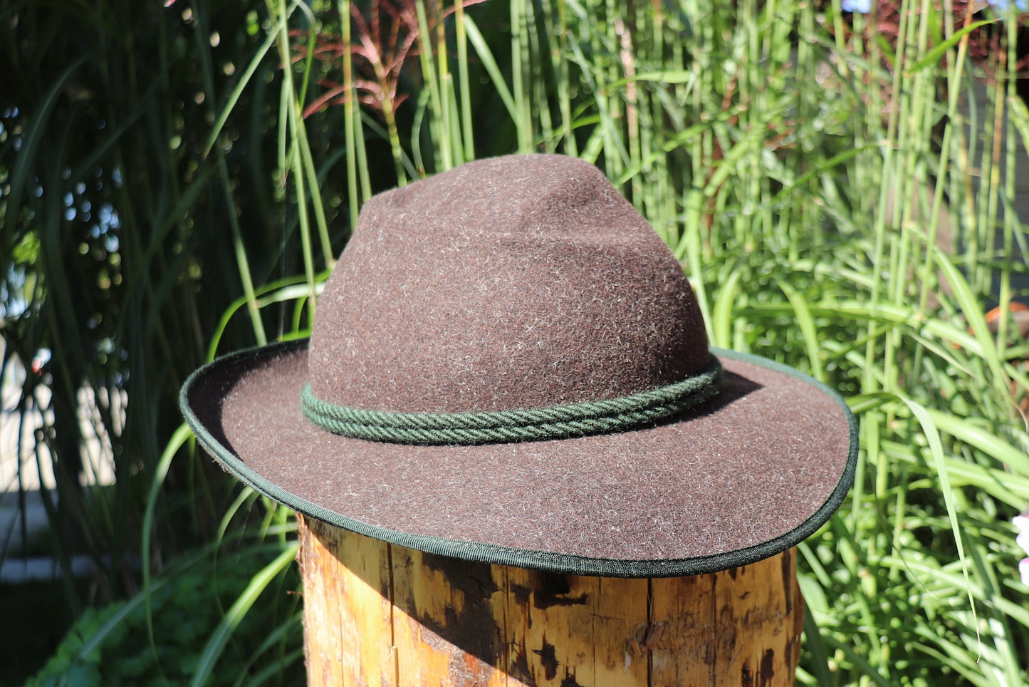 Traditional hat Werdenfelser mottled brown