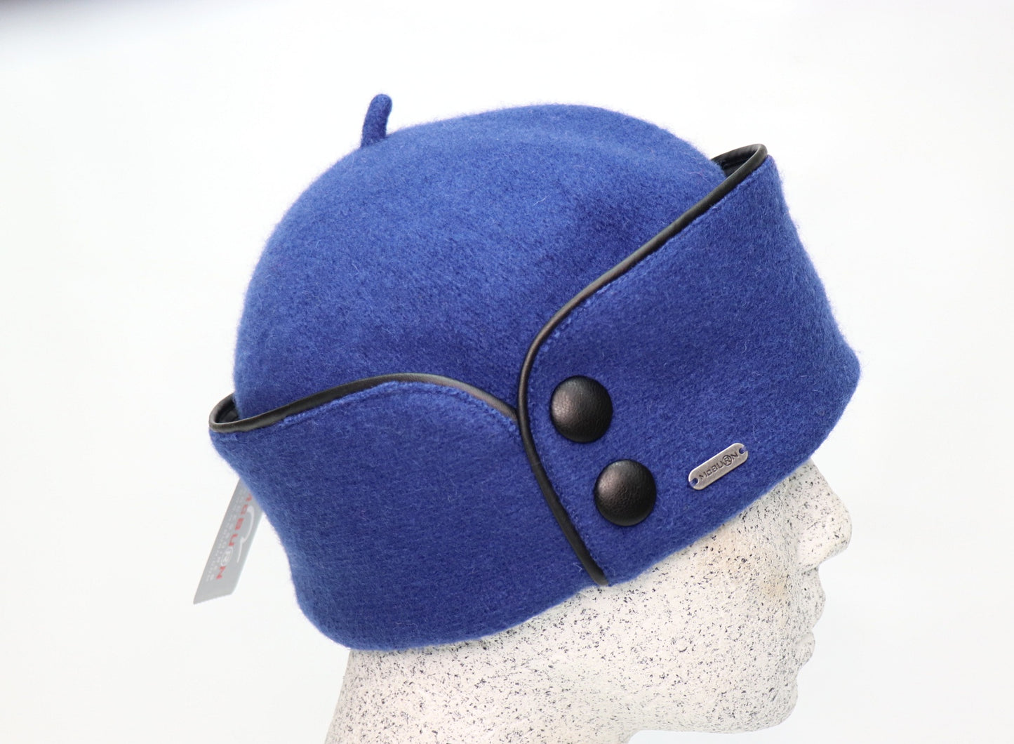 Woll Toque mit Knöpfen
