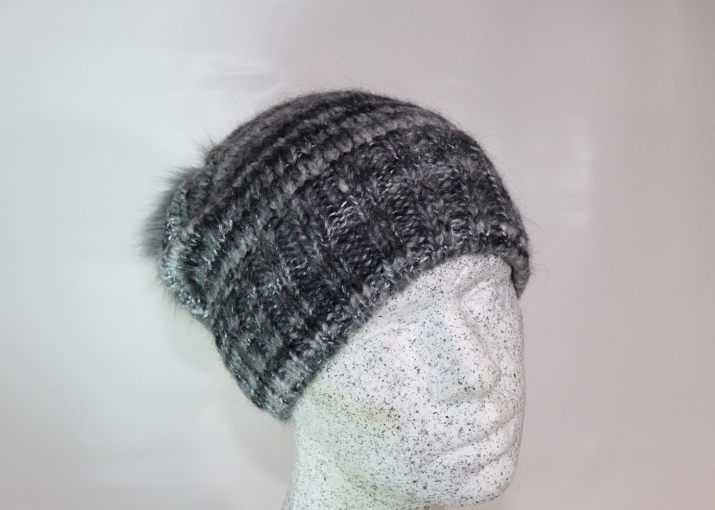Monte Cavallo Slouch with fox pompom