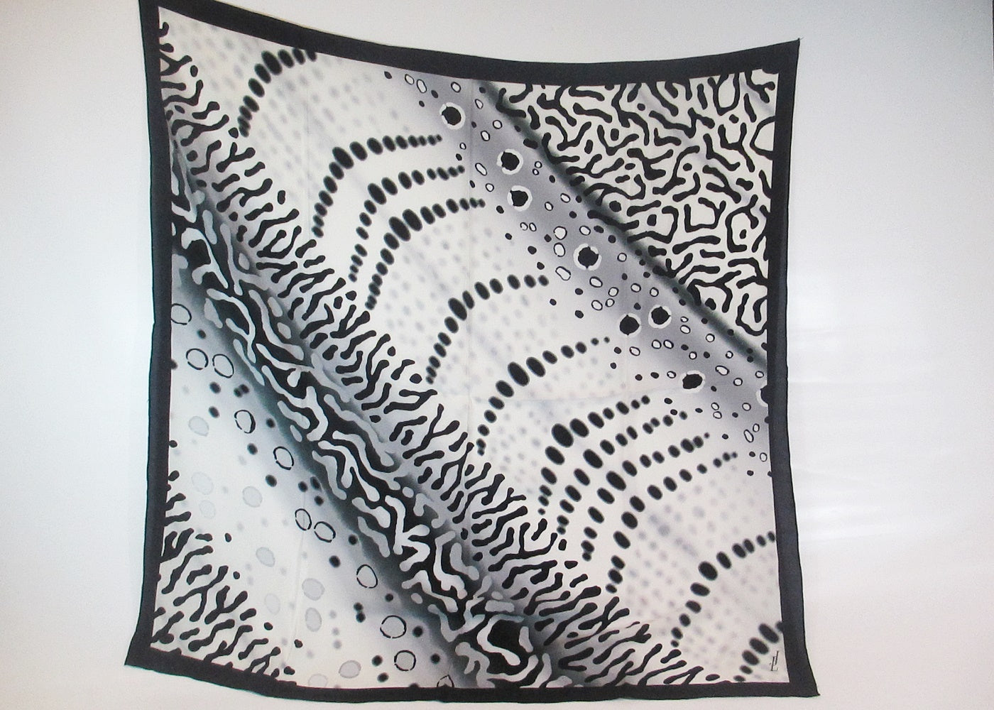 Silk scarf animal print