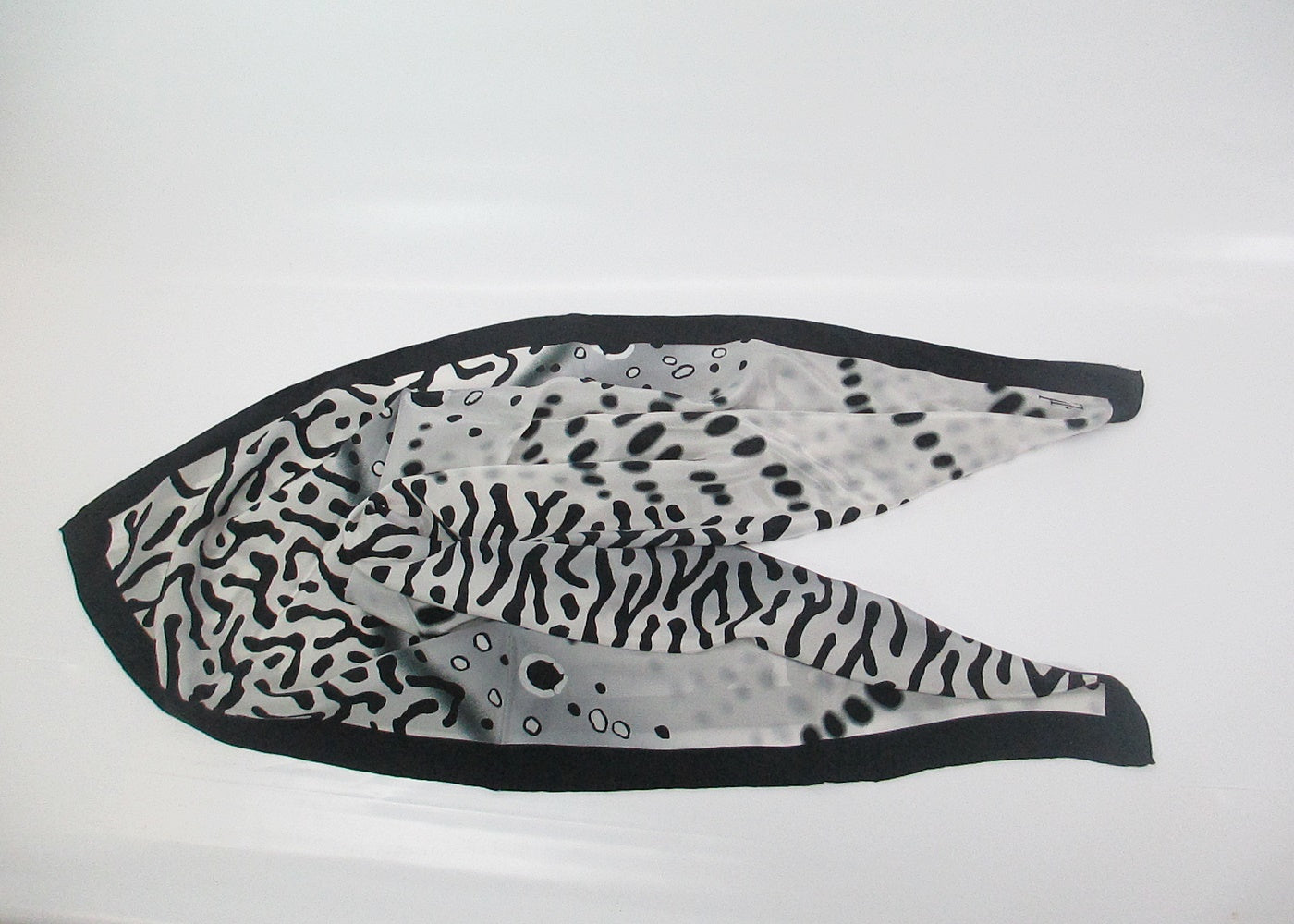Silk scarf animal print