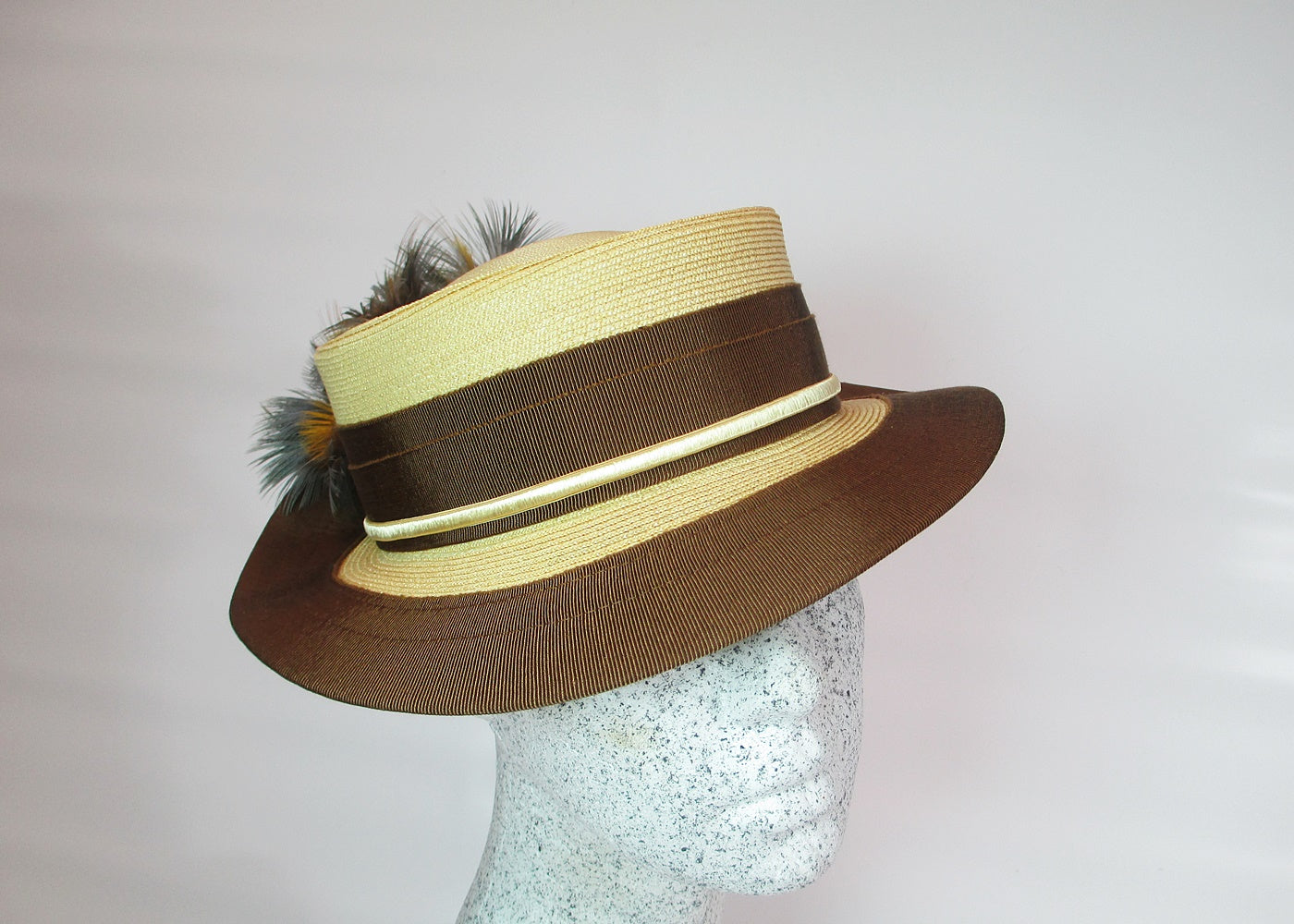 Dirndel hat natural - brown