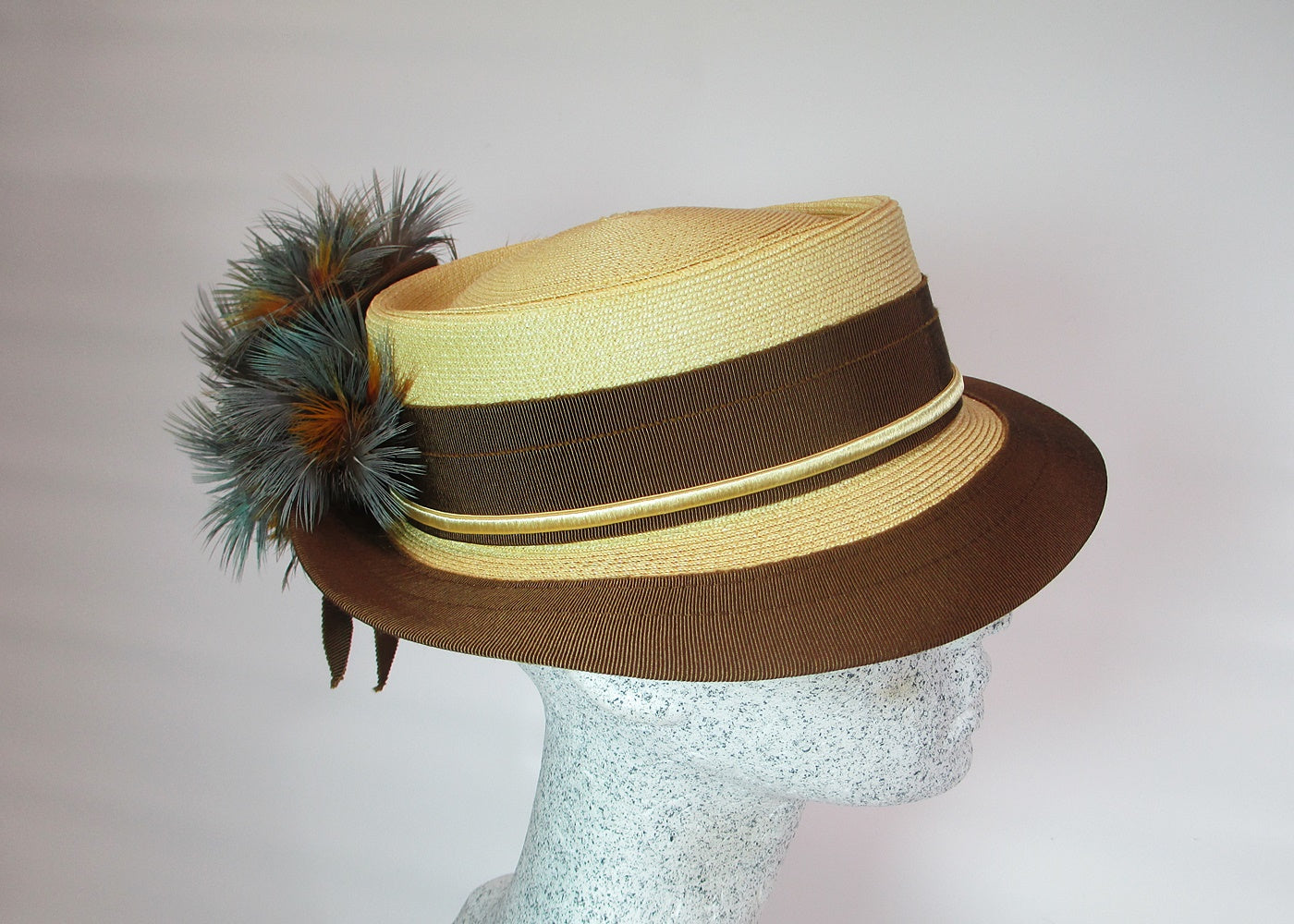 Dirndel hat natural - brown