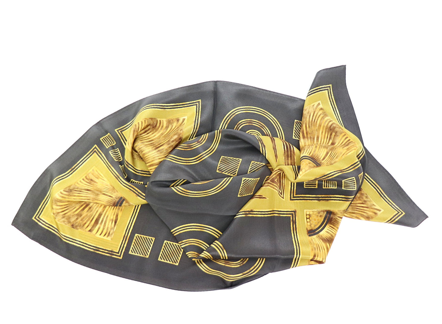Silk scarf graphic pattern