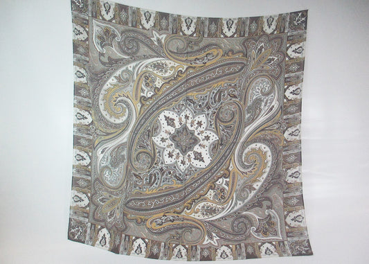 Silk scarf Paisley