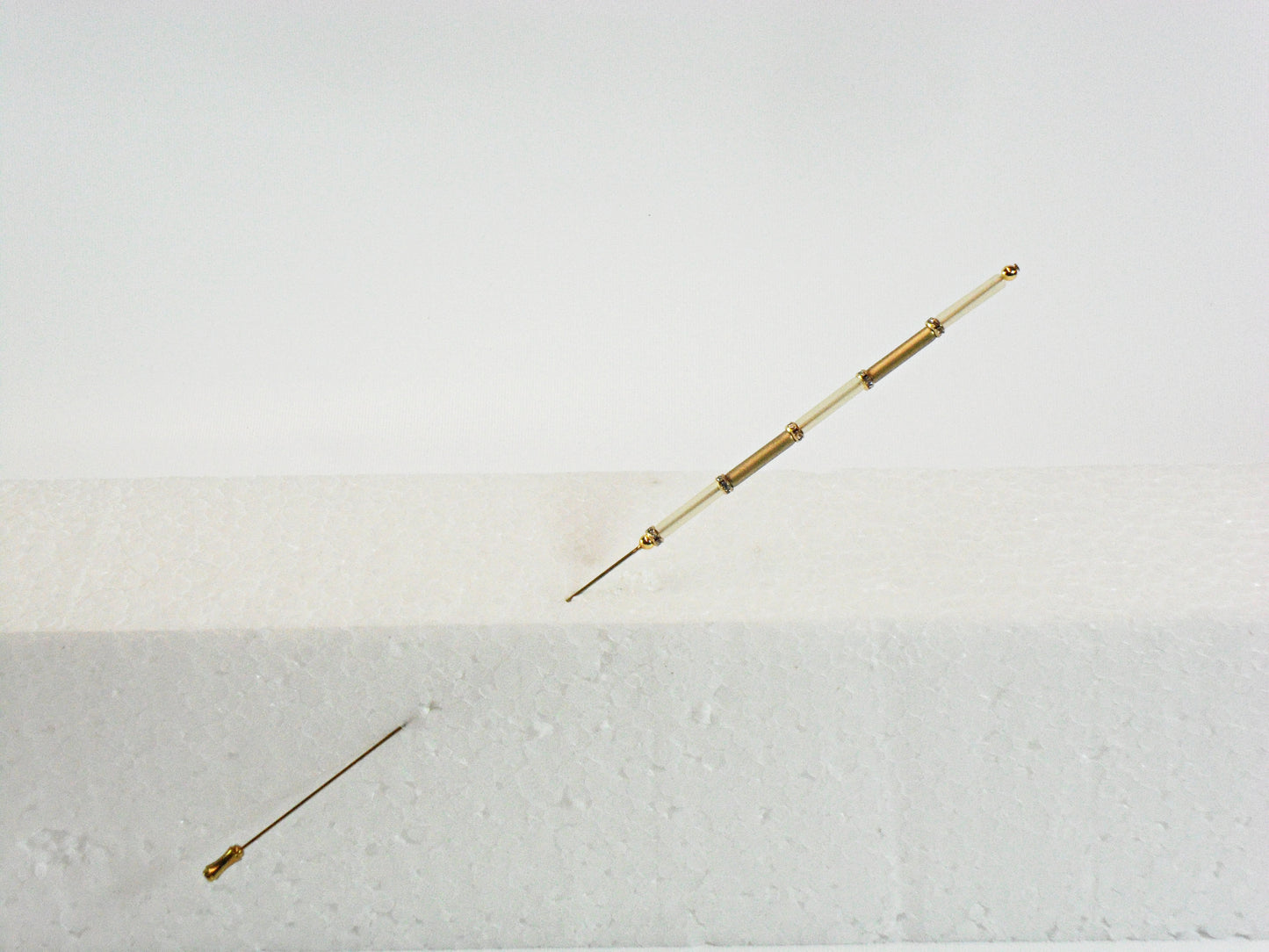 Hutnadel Stabperle mit Straß