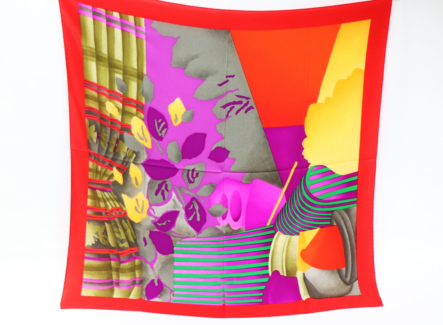 Silk scarf modern look
