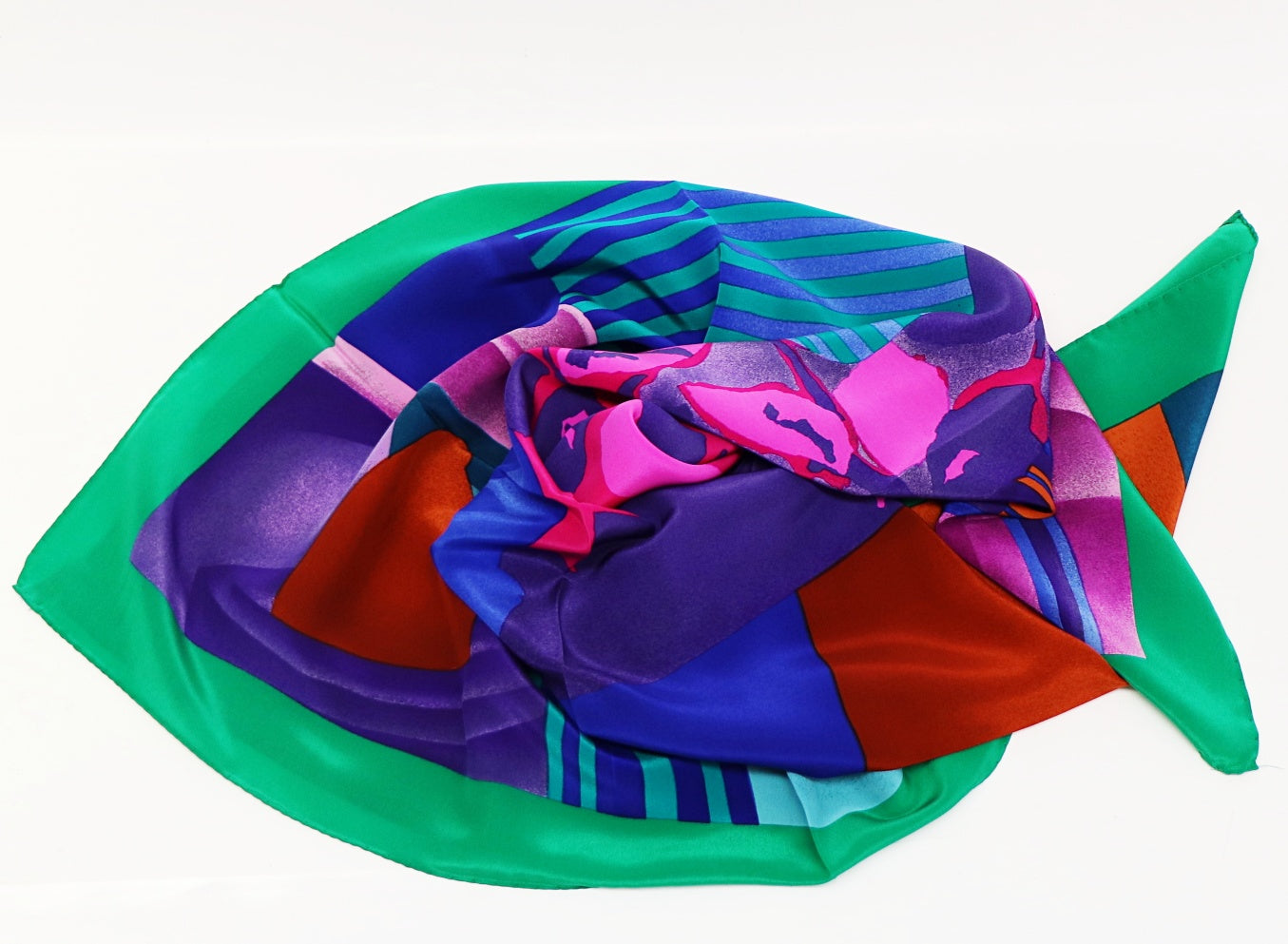 Silk scarf modern look