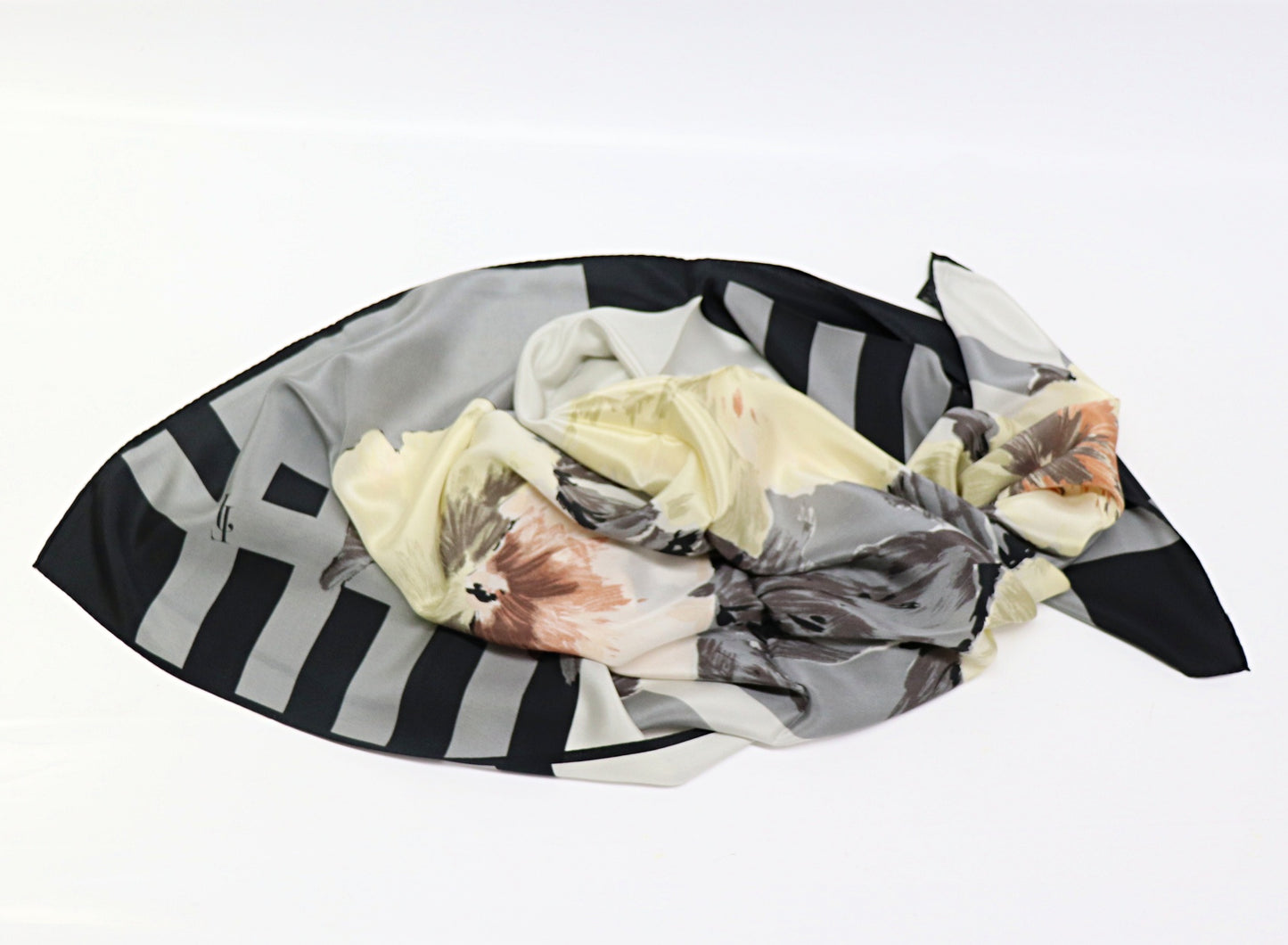 Silk Scarf Pansies