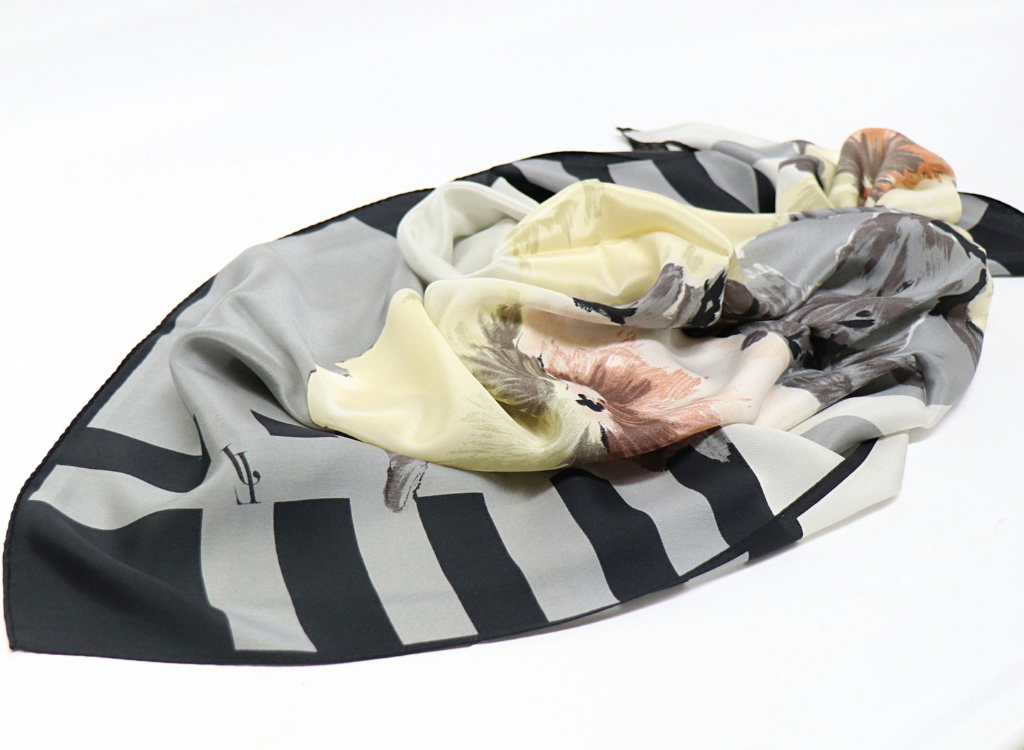 Silk Scarf Pansies