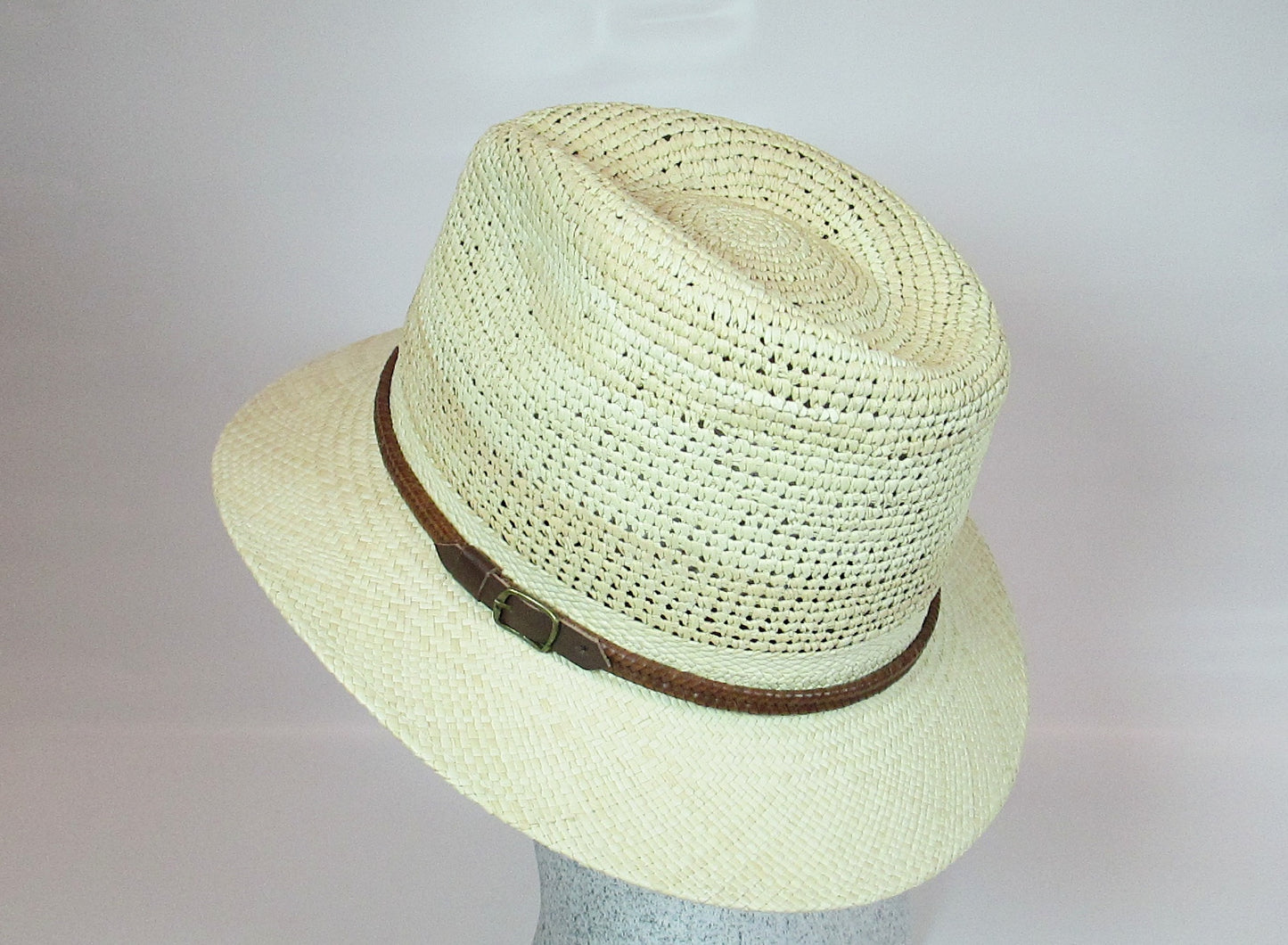 Panama with a crochet head