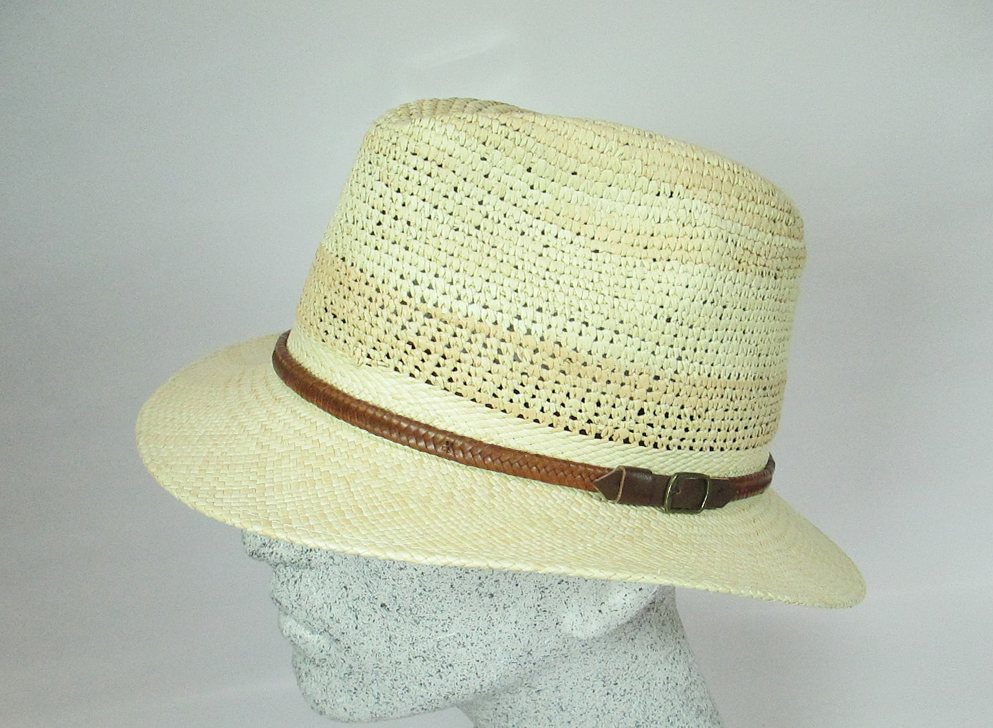 Panama with a crochet head
