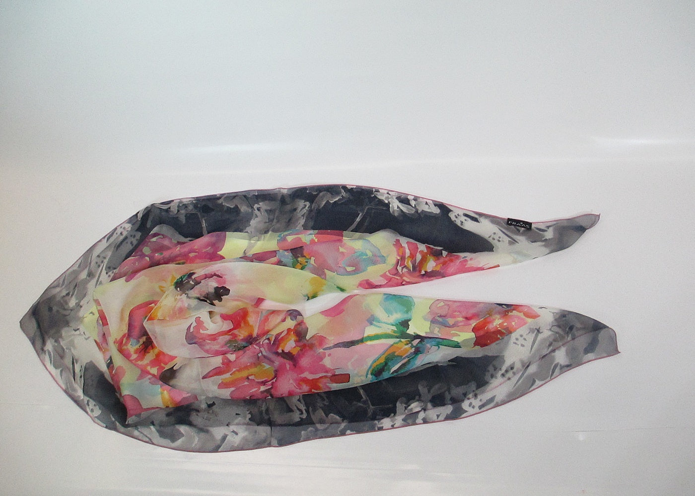large silk scarf chiffon