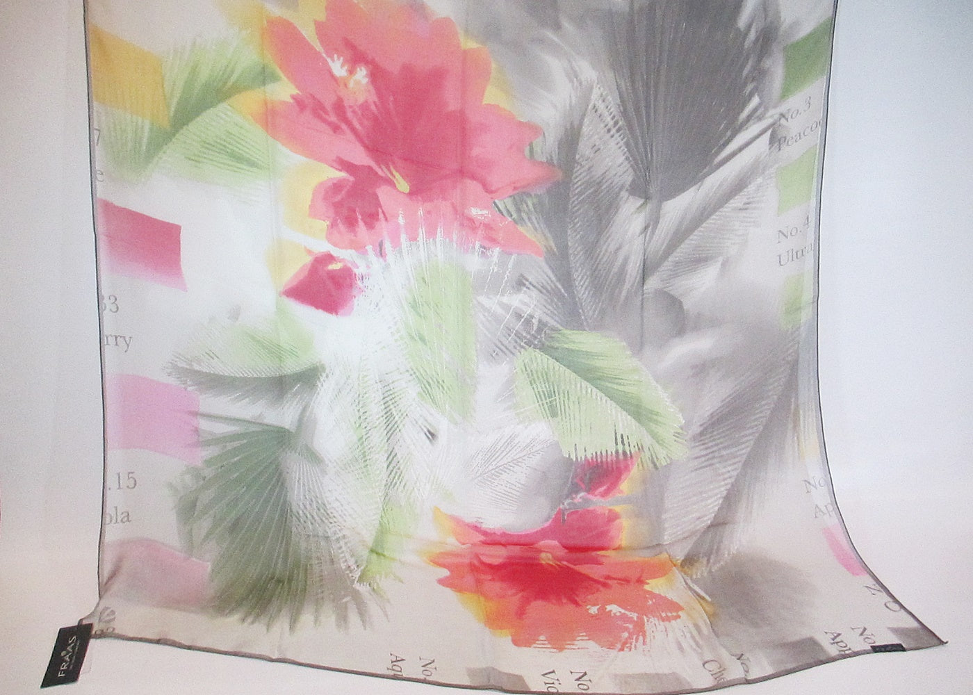 large silk scarf chiffon
