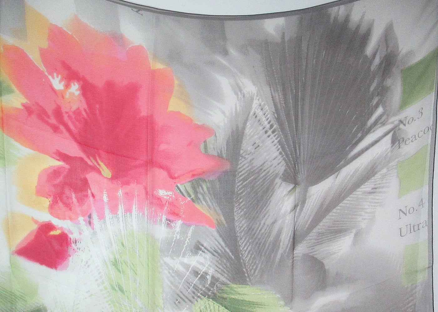 large silk scarf chiffon