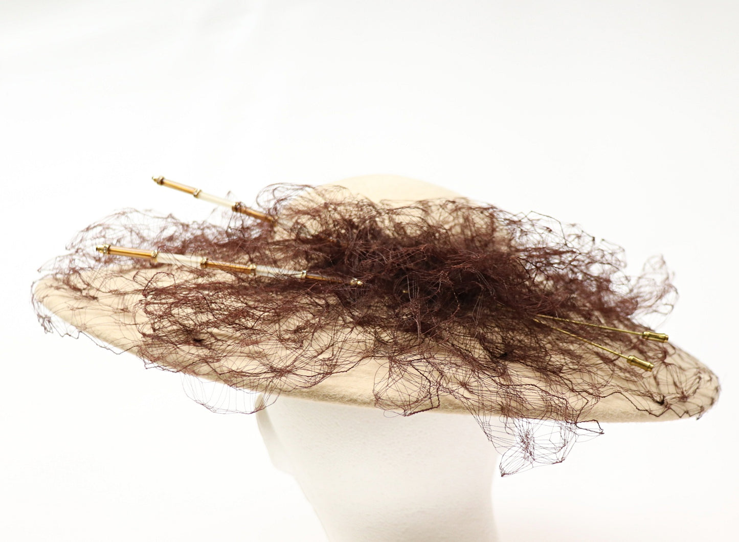 sand-colored - flat hat