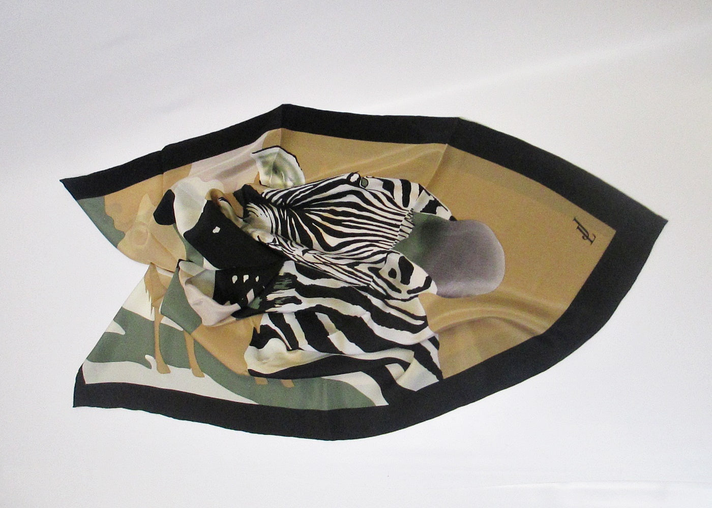 Silk scarf Zebra