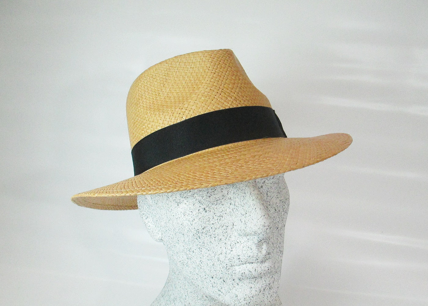 Panama with black ribbon