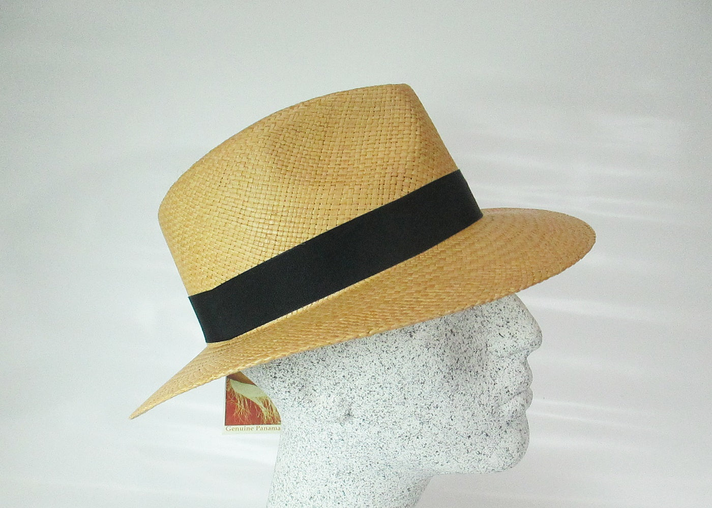 Panama with black ribbon