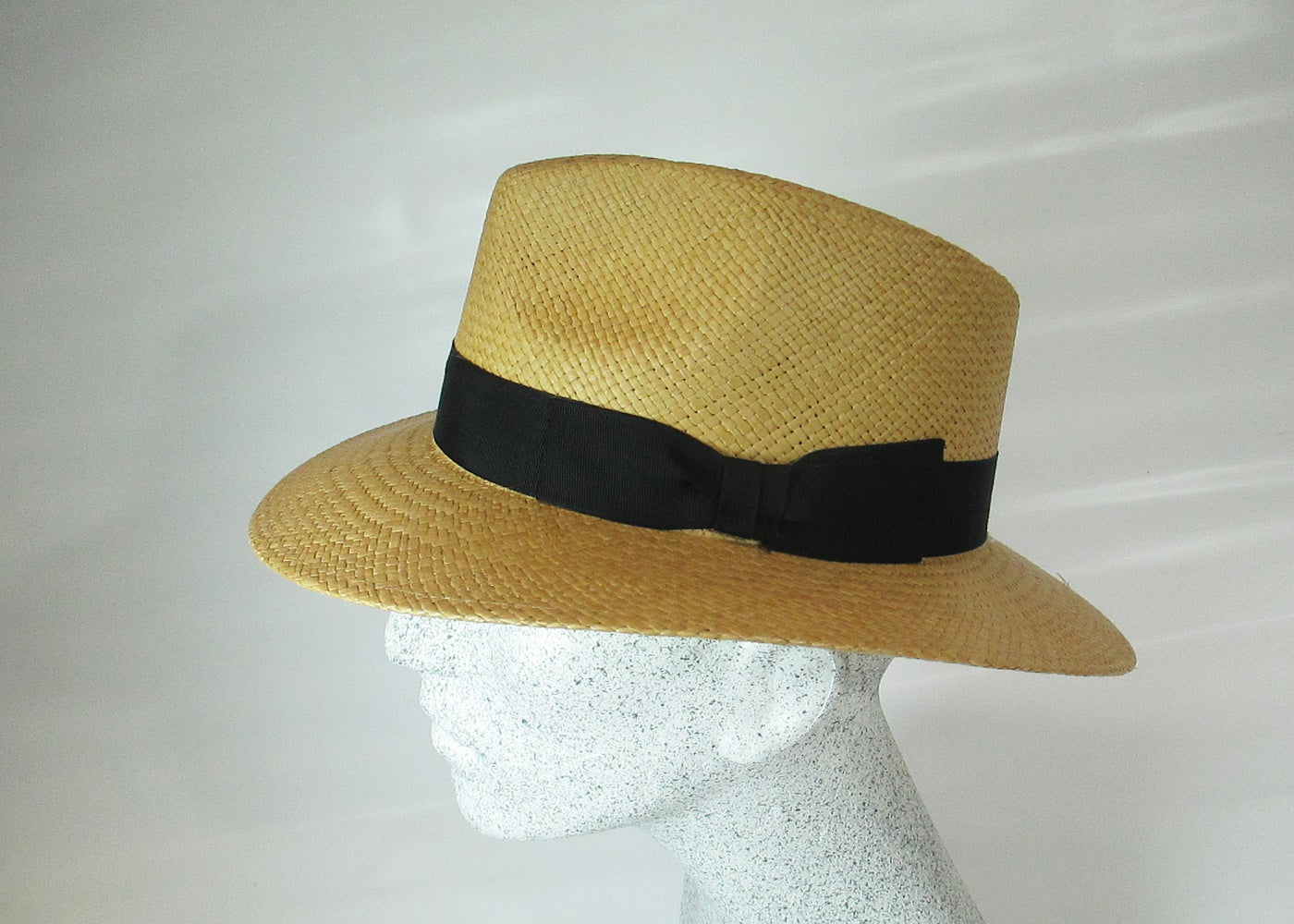 Panama with black ribbon