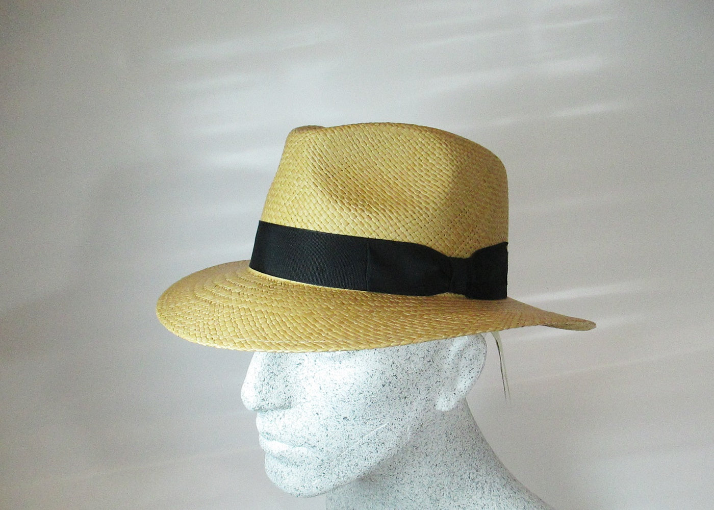 Panama with black ribbon