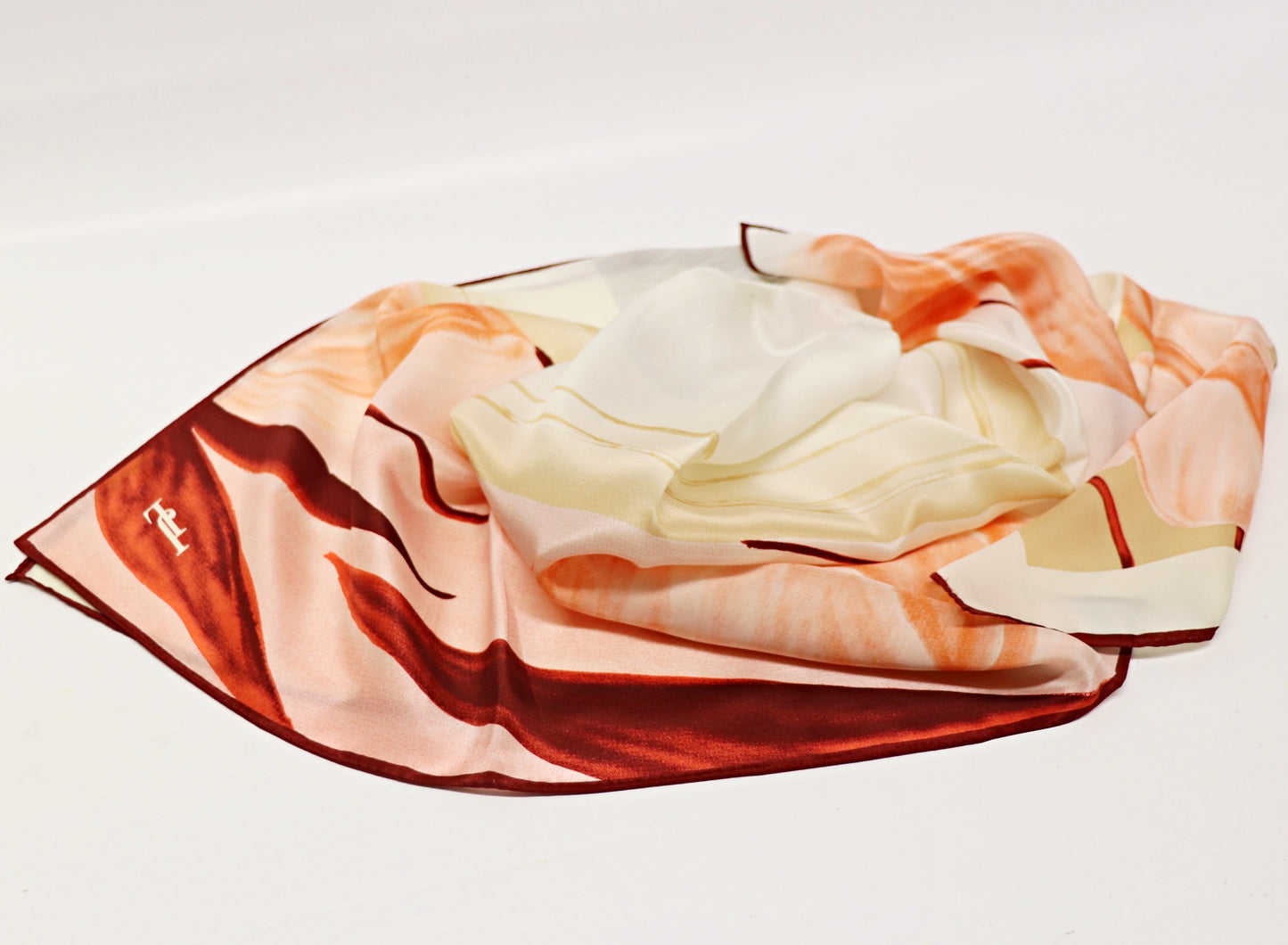 Silk scarf tulip