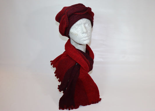 Knitted set with turban