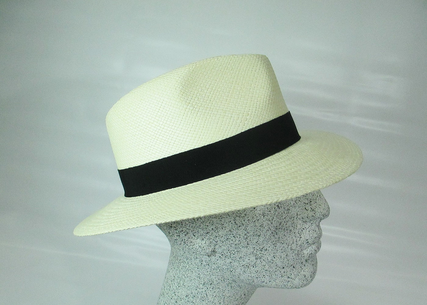 Panama with black ribbon