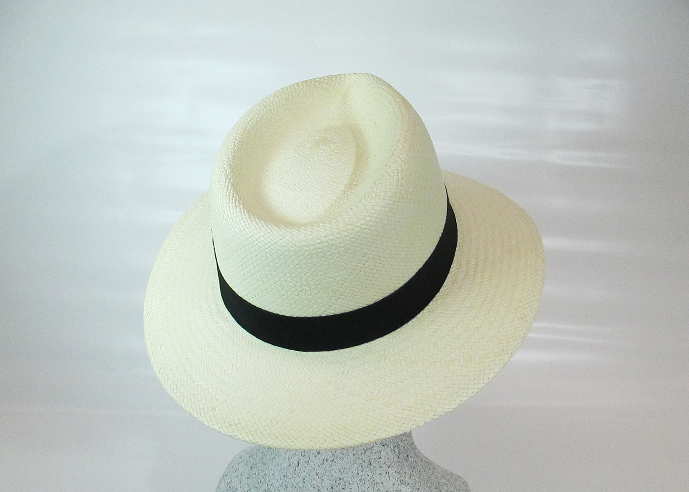 Panama with black ribbon