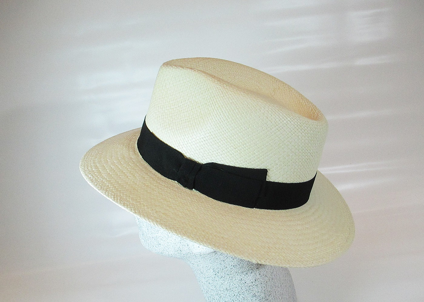 Panama with black ribbon