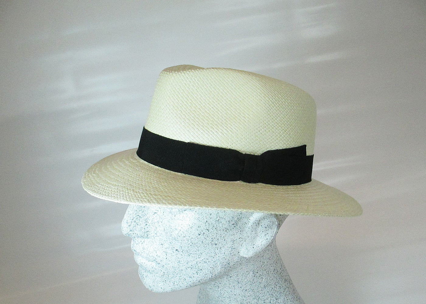 Panama with black ribbon